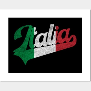 Italia Distressed Design Posters and Art